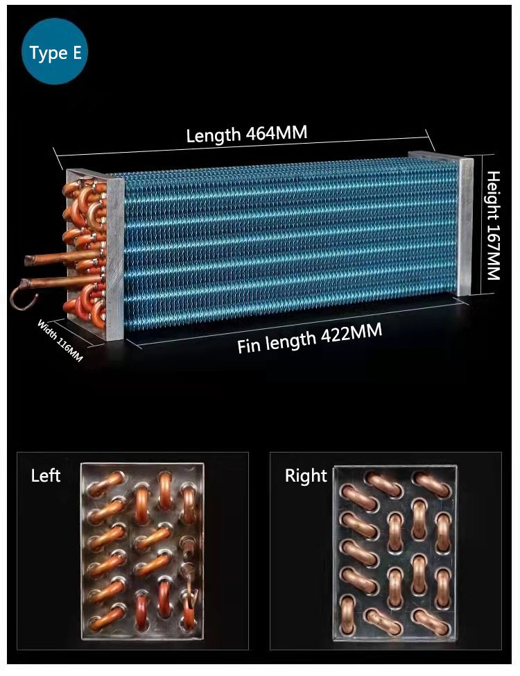 Copper Tube Fin Condenser Factory